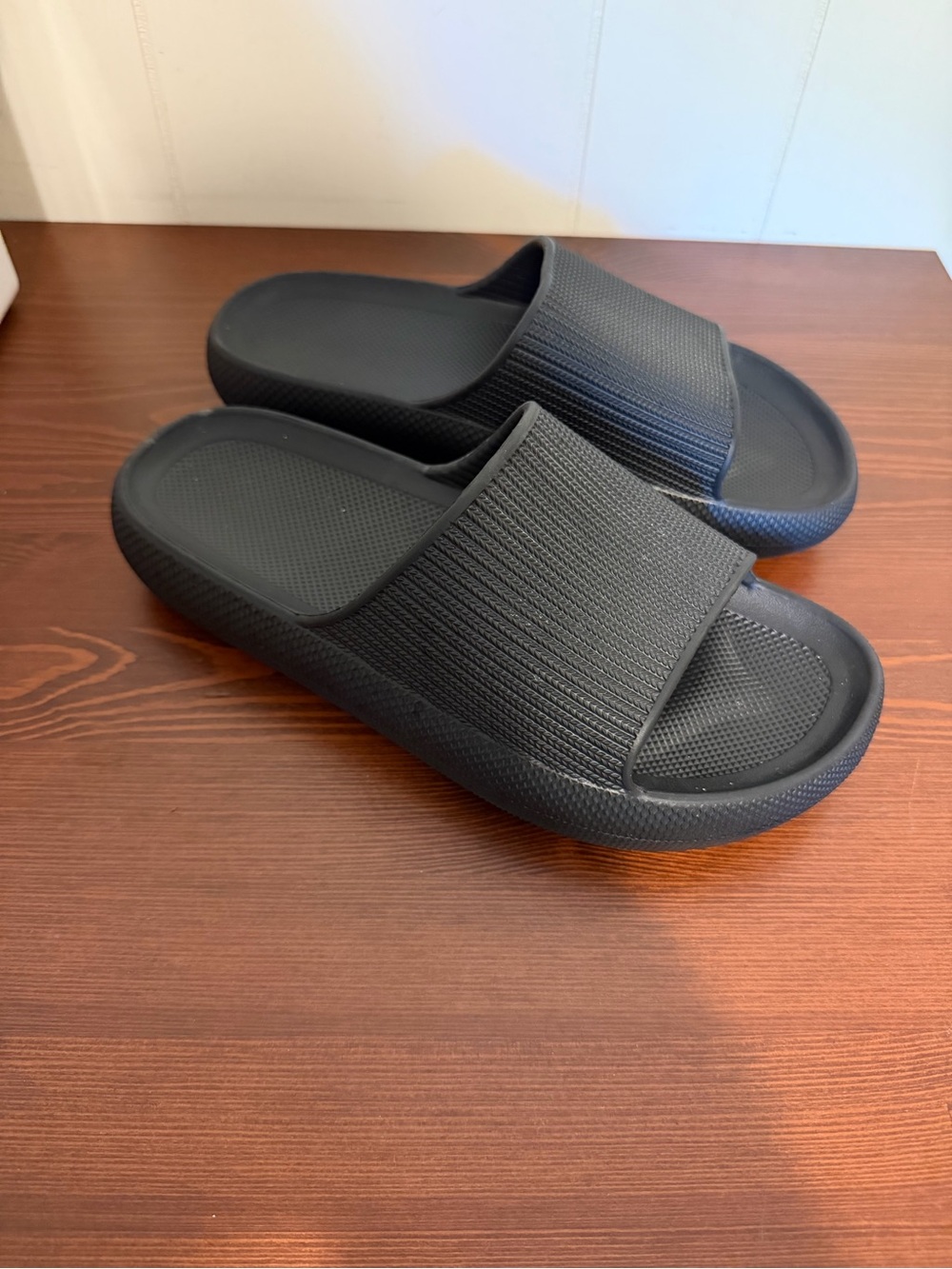 DSG Black Slide Sandals